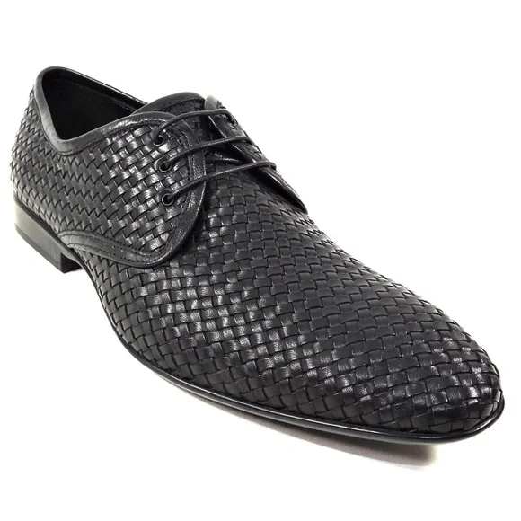 ALBERTO CICCIOLI 🇮🇹 MEN'S BLACK SOFT LEATHER COMFORT FASHION SHOES - Picture 3 of 7